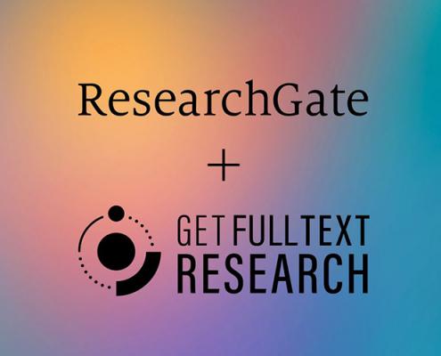 ResearchGate integrates with GetFTR